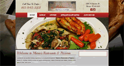Desktop Screenshot of mariasristorante.net
